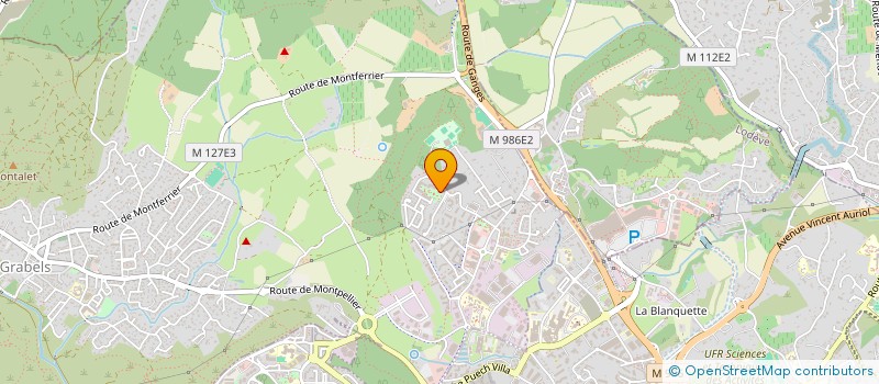 localisation de l'entreprise MONSIEUR JONATHAN CARBONNIER  GRABELS