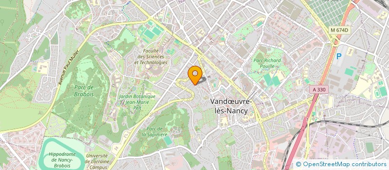 localisation de l'entreprise MONSIEUR JONATHAN CARDOT  VANDUVRE-LES-NANCY