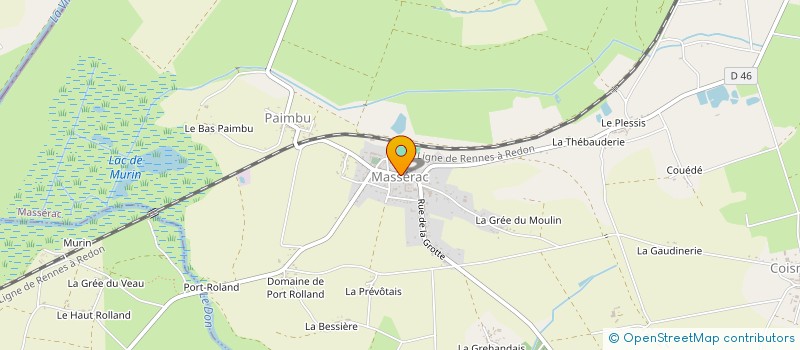 localisation de l'entreprise MONSIEUR JONATHAN CASTELIN  MASSERAC