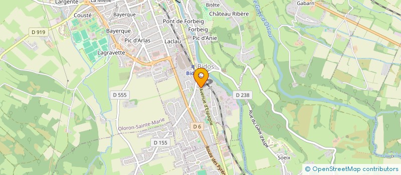 localisation de l'entreprise MONSIEUR JONATHAN CATAFORT  BIDOS