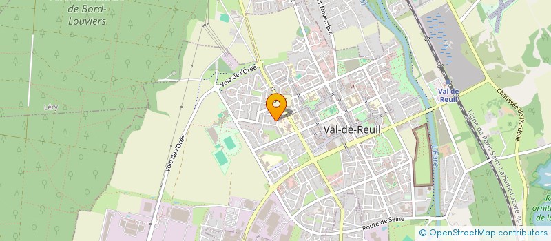 localisation de l'entreprise MONSIEUR JONATHAN CATHERINE  VAL-DE-REUIL