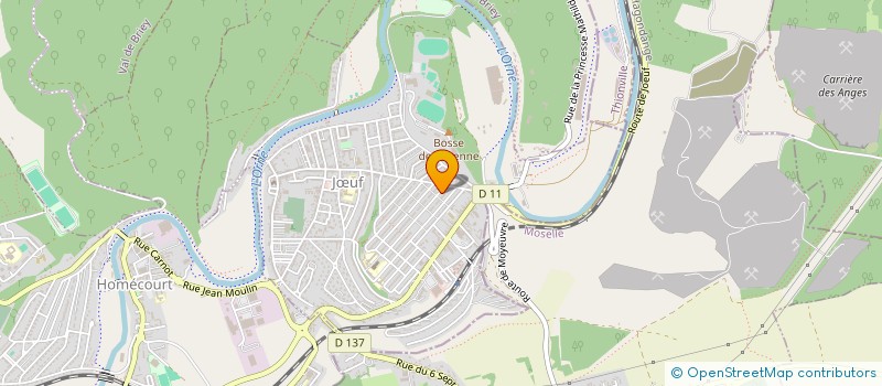 localisation de l'entreprise MONSIEUR JONATHAN CECCHIN  JUF