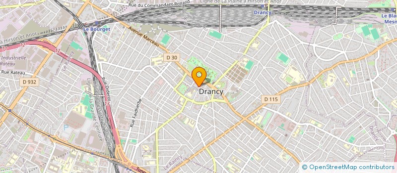 localisation de l'entreprise MONSIEUR JONATHAN CHADEYSSON  DRANCY