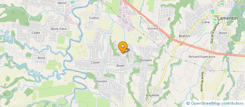 localisation de l'entreprise MONSIEUR JONATHAN CHADRU  LAMENTIN