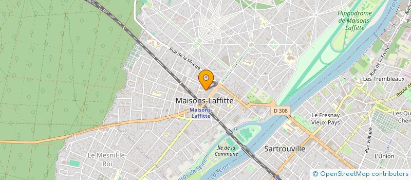 localisation de l'entreprise MONSIEUR JONATHAN CHAILLOUX  MAISONS-LAFFITTE