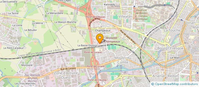 localisation de l'entreprise MONSIEUR JONATHAN CHANDANMAL  RENNES