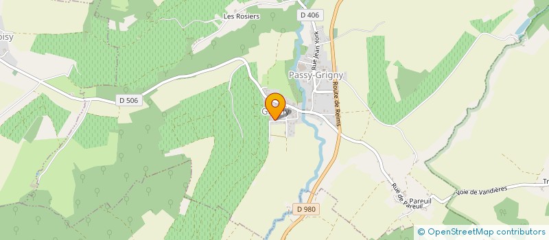 localisation de l'entreprise MONSIEUR JONATHAN CHANTEUX  PASSY-GRIGNY