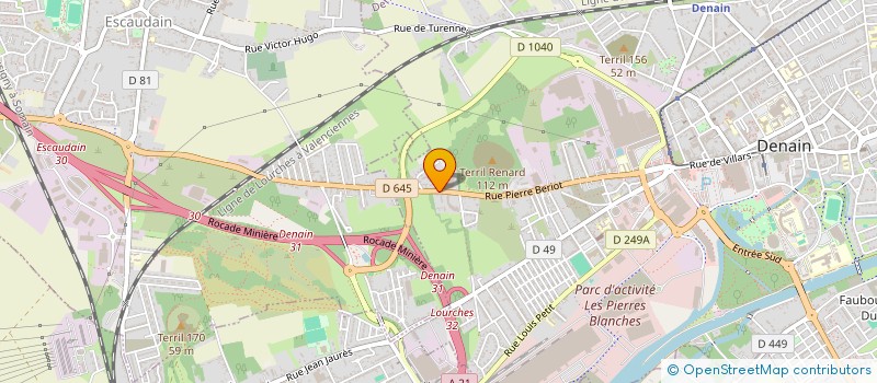 localisation de l'entreprise MONSIEUR JONATHAN CHANTRY  DENAIN