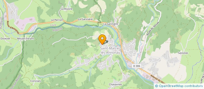 localisation de l'entreprise MONSIEUR JONATHAN CHAPUIS à SAINT-MARCEL-LES-ANNONAY