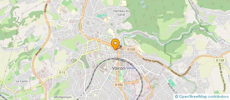 localisation de l'entreprise MONSIEUR JONATHAN CHARMASSON à VOIRON