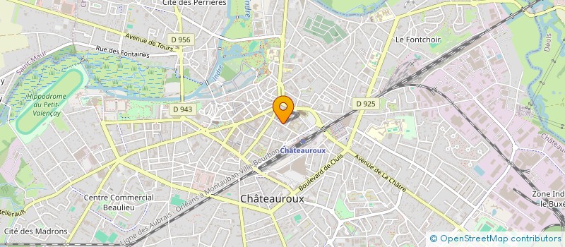 localisation de l'entreprise MONSIEUR JONATHAN CHARPENTIER à CHATEAUROUX