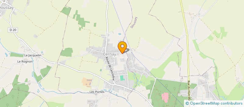 localisation de l'entreprise MONSIEUR JONATHAN CHARRIER  CERNAY