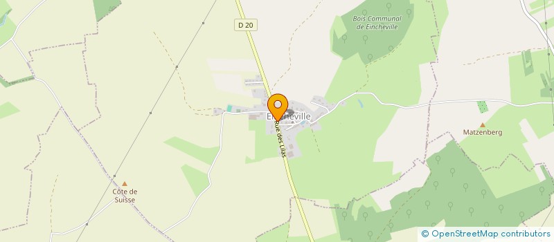 localisation de l'entreprise MONSIEUR JONATHAN CHATRI  EINCHEVILLE