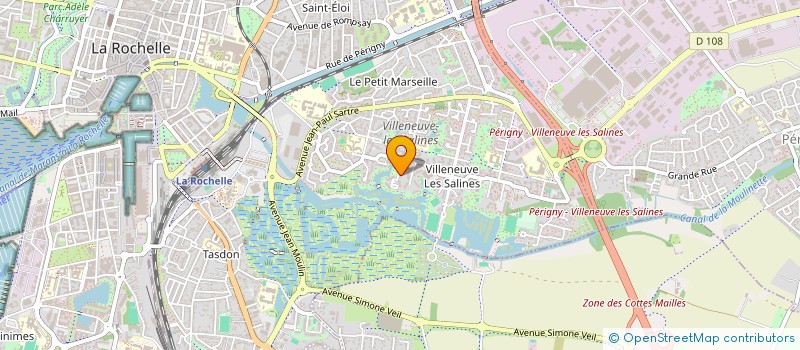 localisation de l'entreprise MONSIEUR JONATHAN CHAUVEAU  LA ROCHELLE