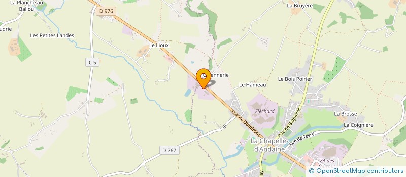 localisation de l'entreprise MONSIEUR JONATHAN CHAZE à JUVIGNY VAL D'ANDAINE