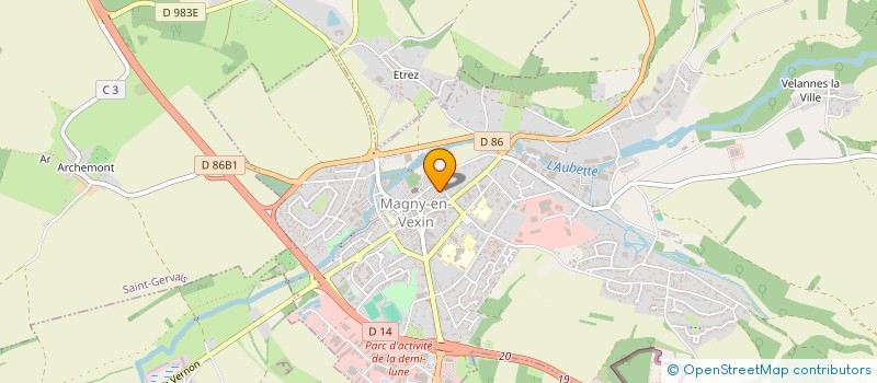 localisation de l'entreprise MONSIEUR JONATHAN CHENNEY  MAGNY-EN-VEXIN