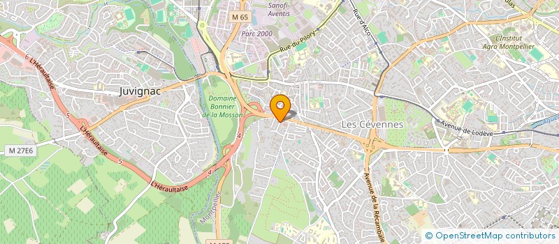 localisation de l'entreprise MONSIEUR JONATHAN CHESNY à MONTPELLIER