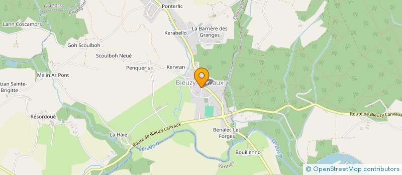 localisation de l'entreprise MONSIEUR JONATHAN CHEVRIER  PLUVIGNER