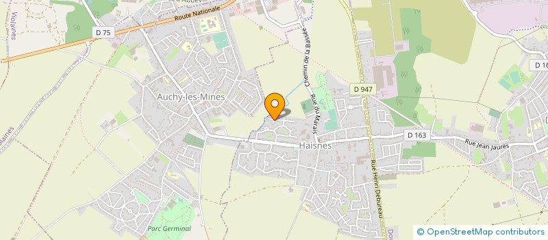 localisation de l'entreprise MONSIEUR JONATHAN CHIBOUT  HAISNES