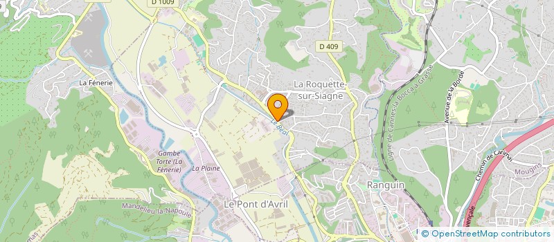 localisation de l'entreprise MONSIEUR JONATHAN CHILOTTI à LA ROQUETTE-SUR-SIAGNE