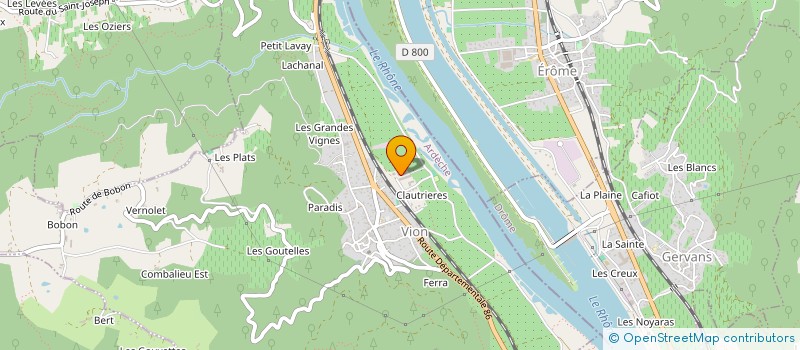 localisation de l'entreprise MONSIEUR JONATHAN CHOMETTE  VION