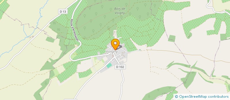 localisation de l'entreprise MONSIEUR JONATHAN CHRETIEN  VOIGNY