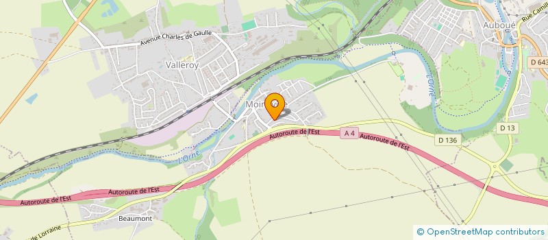 localisation de l'entreprise MONSIEUR JONATHAN CHRETIEN  MOINEVILLE