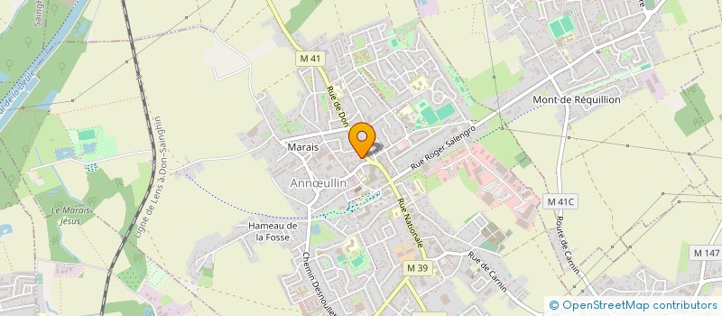 localisation de l'entreprise MONSIEUR JONATHAN CHRISTIAENS  ANNULLIN