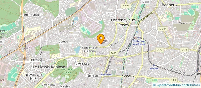 localisation de l'entreprise MONSIEUR JONATHAN CINQVAL à FONTENAY-AUX-ROSES