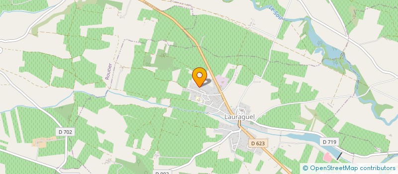 localisation de l'entreprise MONSIEUR JONATHAN CLARENS  LAURAGUEL