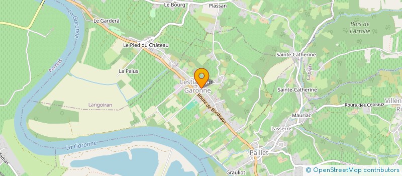 localisation de l'entreprise MONSIEUR JONATHAN CLAVERIE  LESTIAC-SUR-GARONNE