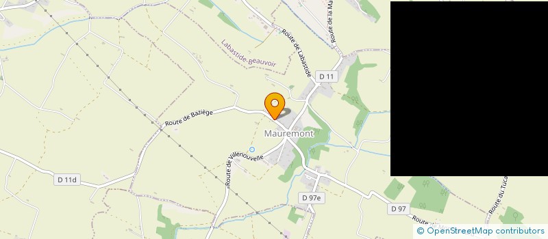 localisation de l'entreprise MONSIEUR JONATHAN CLEMENT  MAUREMONT