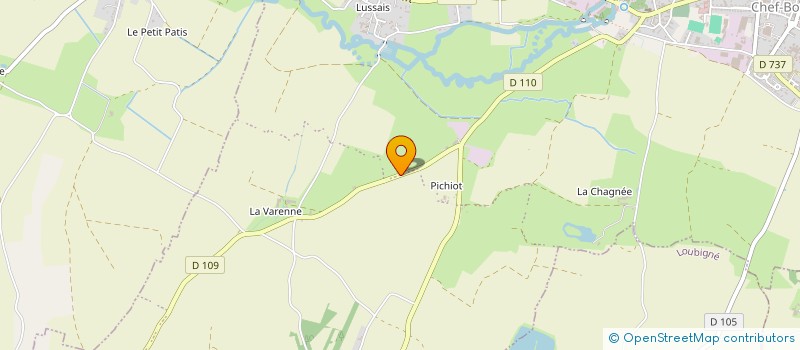 localisation de l'entreprise MONSIEUR JONATHAN CLOCHARD  CHEF-BOUTONNE