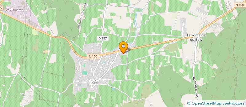 localisation de l'entreprise MONSIEUR JONATHAN CLUZEAU  SAZE