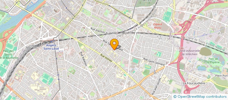 localisation de l'entreprise MONSIEUR JONATHAN COGNE à ANGERS