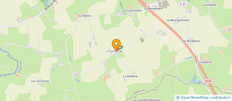 localisation de l'entreprise MONSIEUR JONATHAN COGNON  LA BACONNIERE