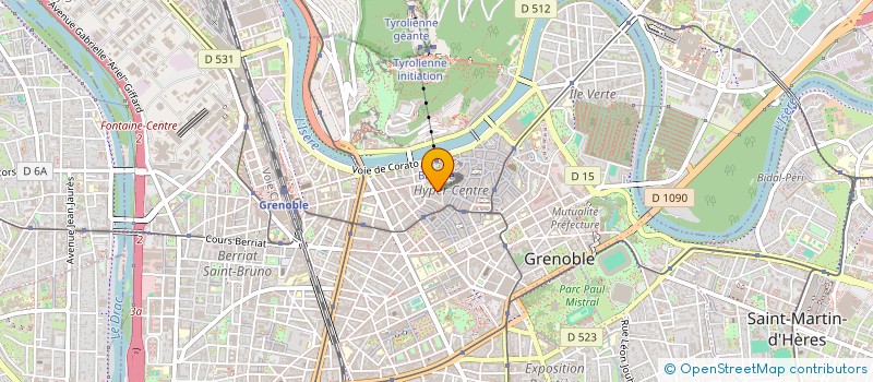 localisation de l'entreprise MONSIEUR JONATHAN COHEN à GRENOBLE