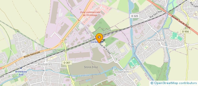 localisation de l'entreprise MONSIEUR JONATHAN COLARD  CORBEHEM