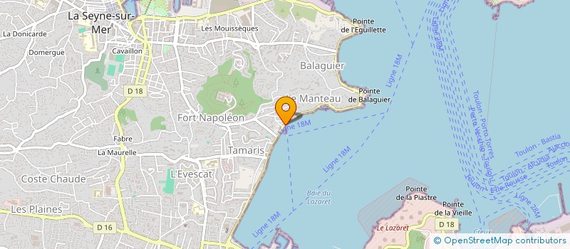 localisation de l'entreprise MONSIEUR JONATHAN COLLET  LA SEYNE-SUR-MER