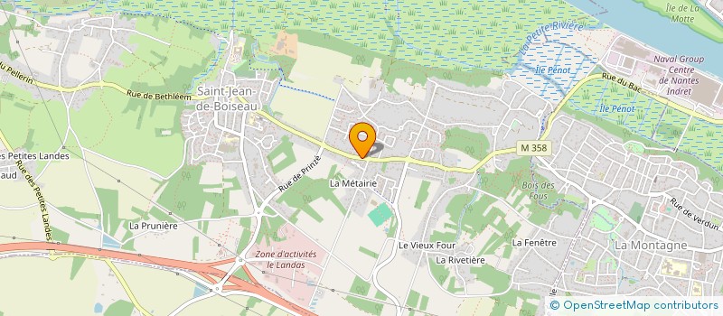 localisation de l'entreprise MONSIEUR JONATHAN COLLETER  SAINT-JEAN-DE-BOISEAU