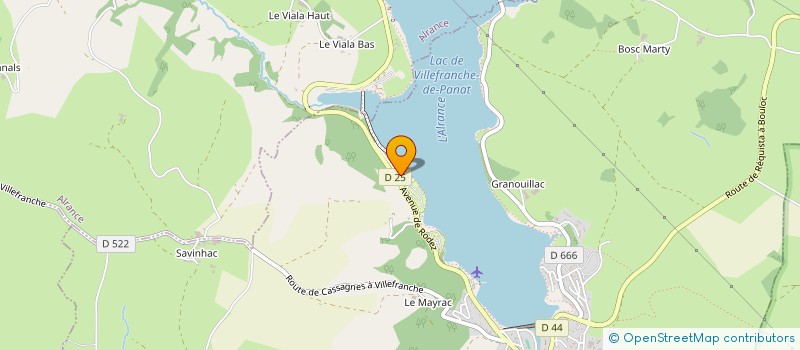 localisation de l'entreprise MONSIEUR JONATHAN COLOMBIER  AYSSENES