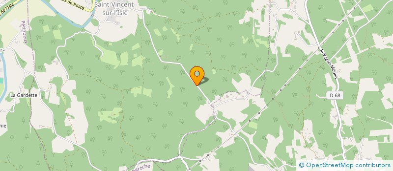 localisation de l'entreprise MONSIEUR JONATHAN COMANDRE  SAINT-VINCENT-SUR-L'ISLE