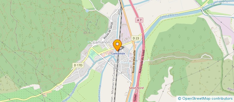 localisation de l'entreprise MONSIEUR JONATHAN COMBALOT  LAMANON