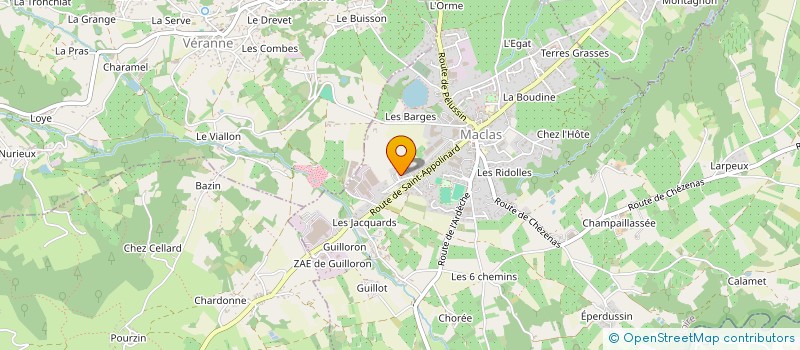 localisation de l'entreprise MONSIEUR JONATHAN COMBEMOREL  MACLAS