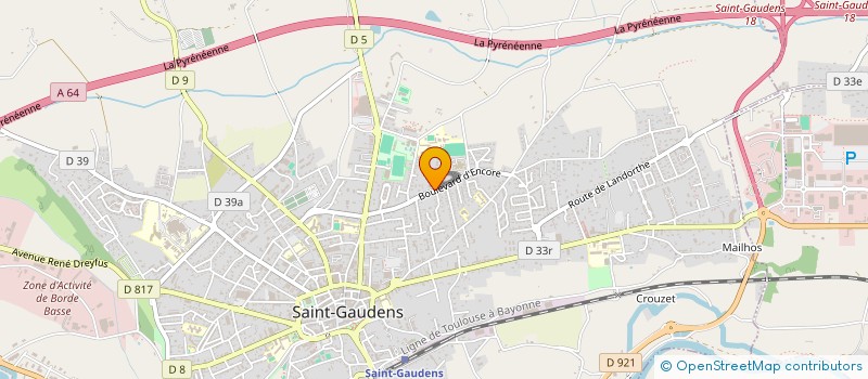 localisation de l'entreprise MONSIEUR JONATHAN COMBES  SAINT-GAUDENS