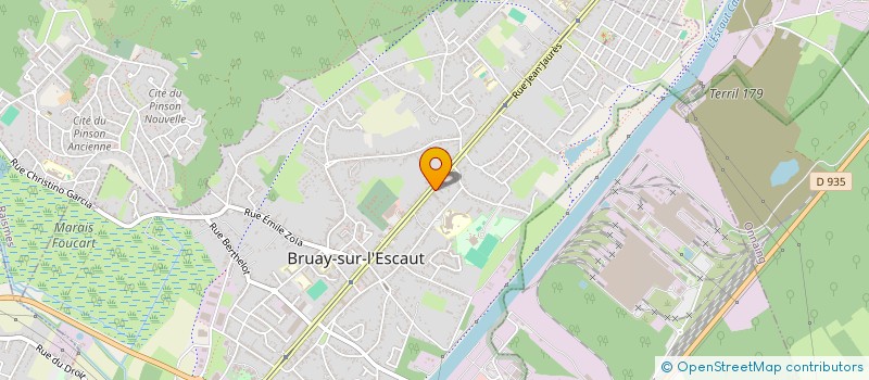 localisation de l'entreprise MONSIEUR JONATHAN COMIDA  BRUAY-SUR-L'ESCAUT