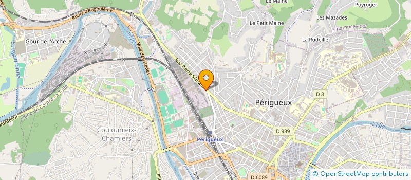 localisation de l'entreprise MONSIEUR JONATHAN COMMUNAUD  PERIGUEUX