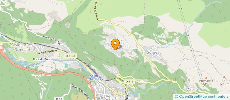 localisation de l'entreprise MONSIEUR JONATHAN COORNAERT à MERENS-LES-VALS