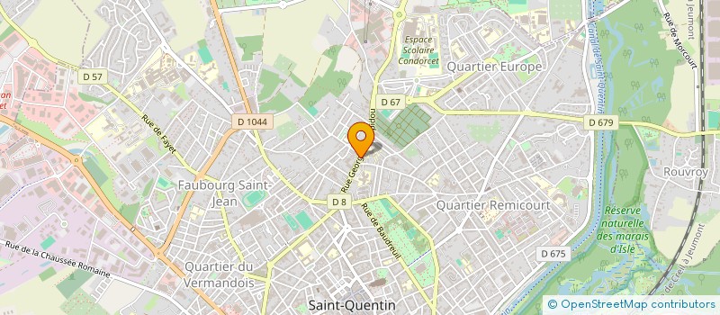 localisation de l'entreprise MONSIEUR JONATHAN COPINE  SAINT-QUENTIN