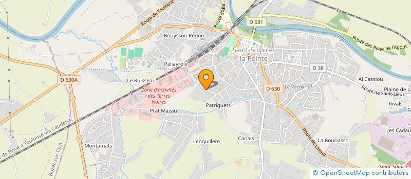 localisation de l'entreprise MONSIEUR JONATHAN CORDEIRO  BRIATEXTE